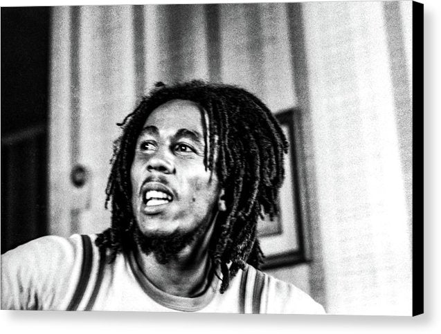 Bob Marley During Interview - Canvas Print