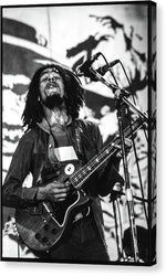 Bob Marley In Concert - Canvas Print
