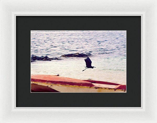Beach In Belmont, West Moreland, Jamaica - Framed Print