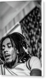 Bob Marley During Interview - Canvas Print
