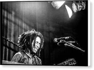Bob Marley In Concert at The Manhattan Center- Canvas Print
