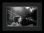 Bob Marley In Concert - Framed Print