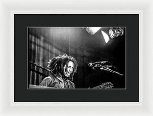 Bob Marley In Concert - Framed Print