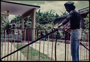 Peter Tosh Opens Gate To His Home  - Art Print