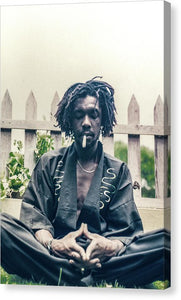 Peter Tosh In Meditation With Spliff - Canvas Print