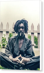 Peter Tosh In Meditation With Spliff - Canvas Print