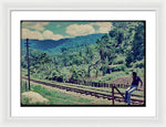 Peter Tosh Waiting For The Roots Man By The Tracks- Framed Print