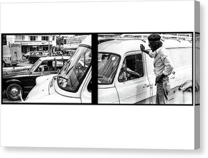 Peter Tosh Talks To Someone In Traffic - Canvas Print