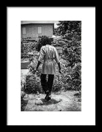 Peter Tosh Walking In His Yard - Framed Print