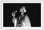 Roberta Flack Performing in Kingston, Jamaica - Framed Print
