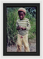Young Boy In Jamaica - Framed Print