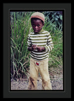 Young Boy In Jamaica - Framed Print