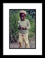 Young Boy In Jamaica - Framed Print