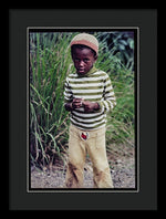 Young Boy In Jamaica - Framed Print