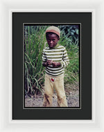 Young Boy In Jamaica - Framed Print