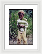 Young Boy In Jamaica - Framed Print