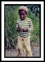 Young Boy In Jamaica - Framed Print