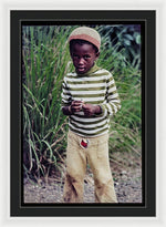 Young Boy In Jamaica - Framed Print
