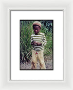 Young Boy In Jamaica - Framed Print