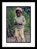 Young Boy In Jamaica - Framed Print