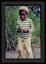 Young Boy In Jamaica - Framed Print