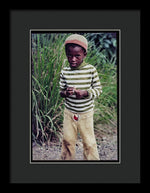 Young Boy In Jamaica - Framed Print