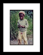 Young Boy In Jamaica - Framed Print