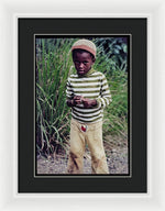 Young Boy In Jamaica - Framed Print