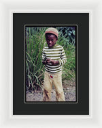 Young Boy In Jamaica - Framed Print